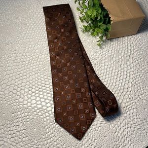 Simon Chang 100% Italian silk hand finished tie